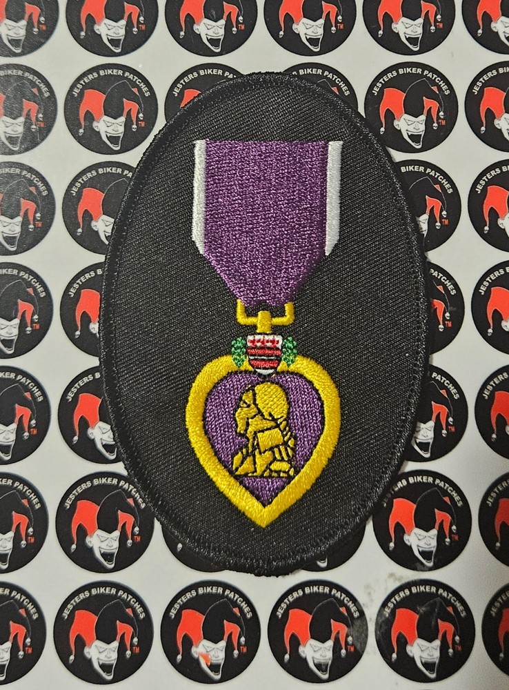 Purple Heart Embroidered Patch POW018