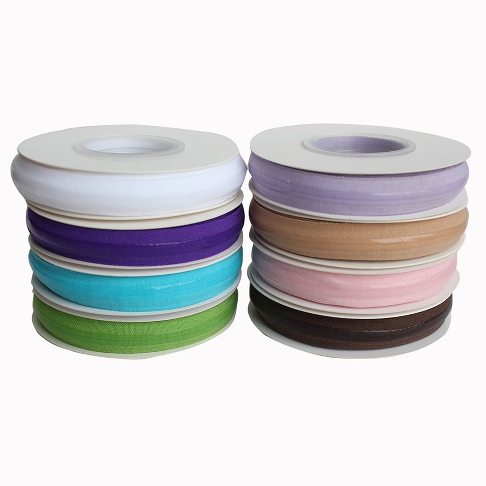 Fold Over Stretchy Silicone Elastic Tape 5/8'' Width for Garment Accessory & ...