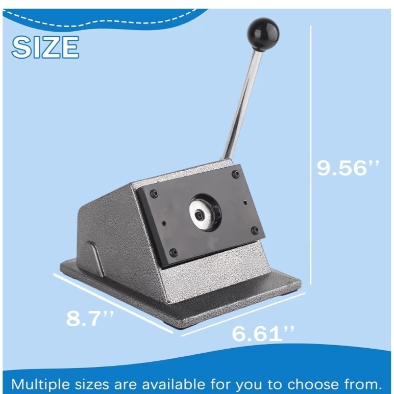 Button Paper Cutter, Graphic Punch Die Cutter