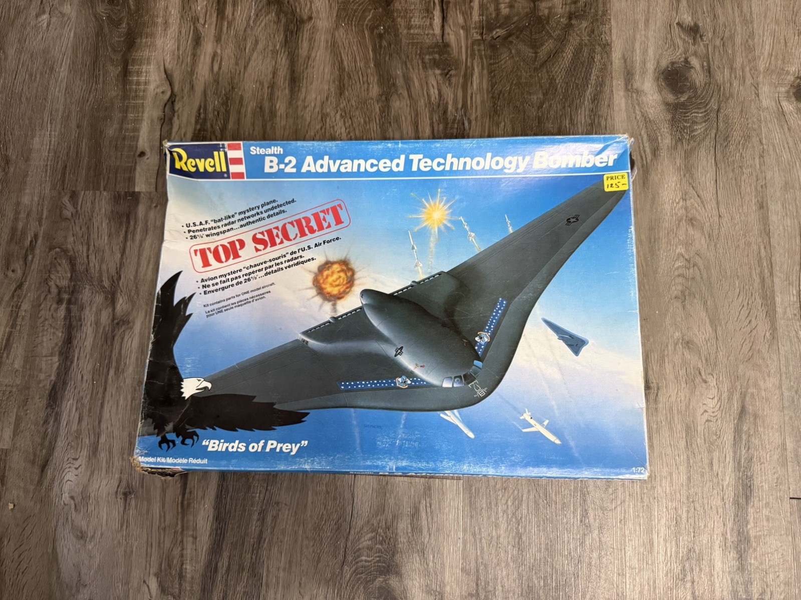 Revell Stealth B-2 Advanced Technology Bomber #4577 1/72 Scale Model KitOPEN BOX