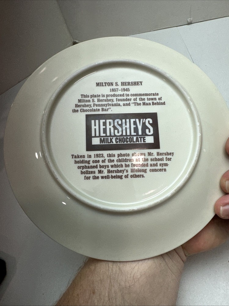 Milton S Hershey Commemorative Plate