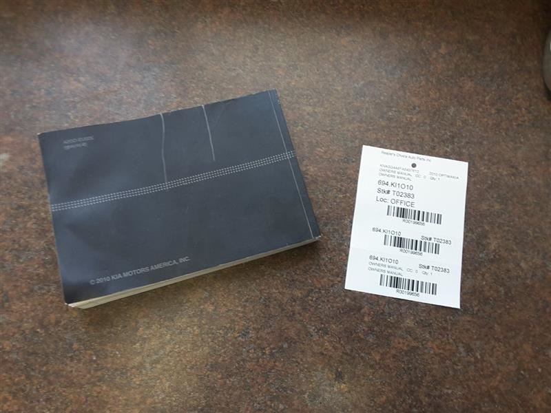 OPTIMAKIA 2010 Owners Manual 199656