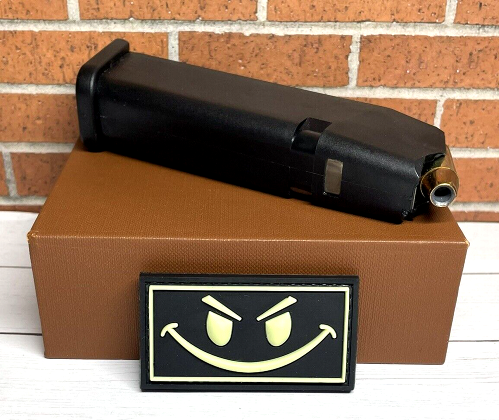 Tactical PVC Patch - Evil Smiley Face Patch - Glow in Dark Morale Funny Patch