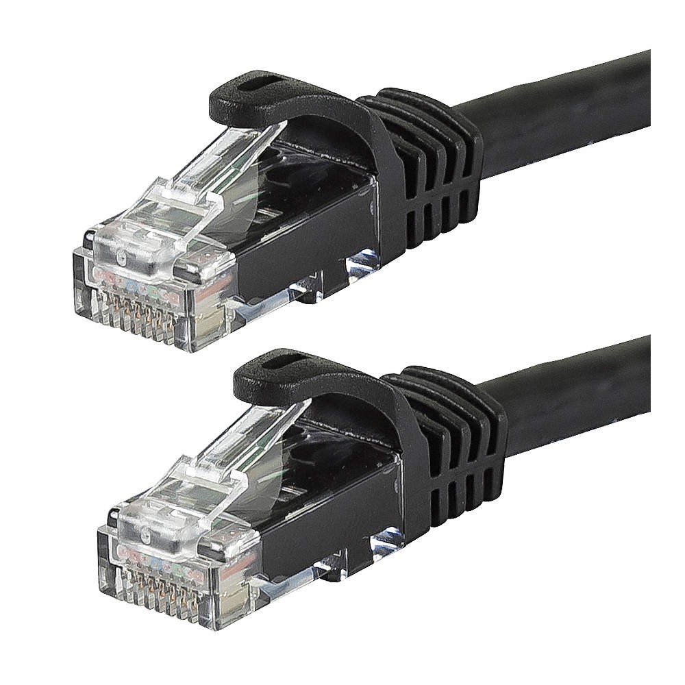MONOPRICE 9787 Patch Cord,Cat 6,Flexboot,Black,30 ft. 38G007