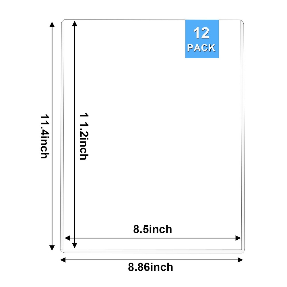 12 Pcs Current Comic Book Top Loaders, Hard Plastic Photo Holders, Protector ...