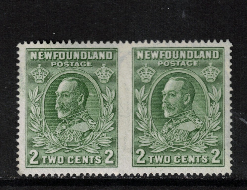 Newfoundland #186 Extra Fine Never Hinged Imperf Pair