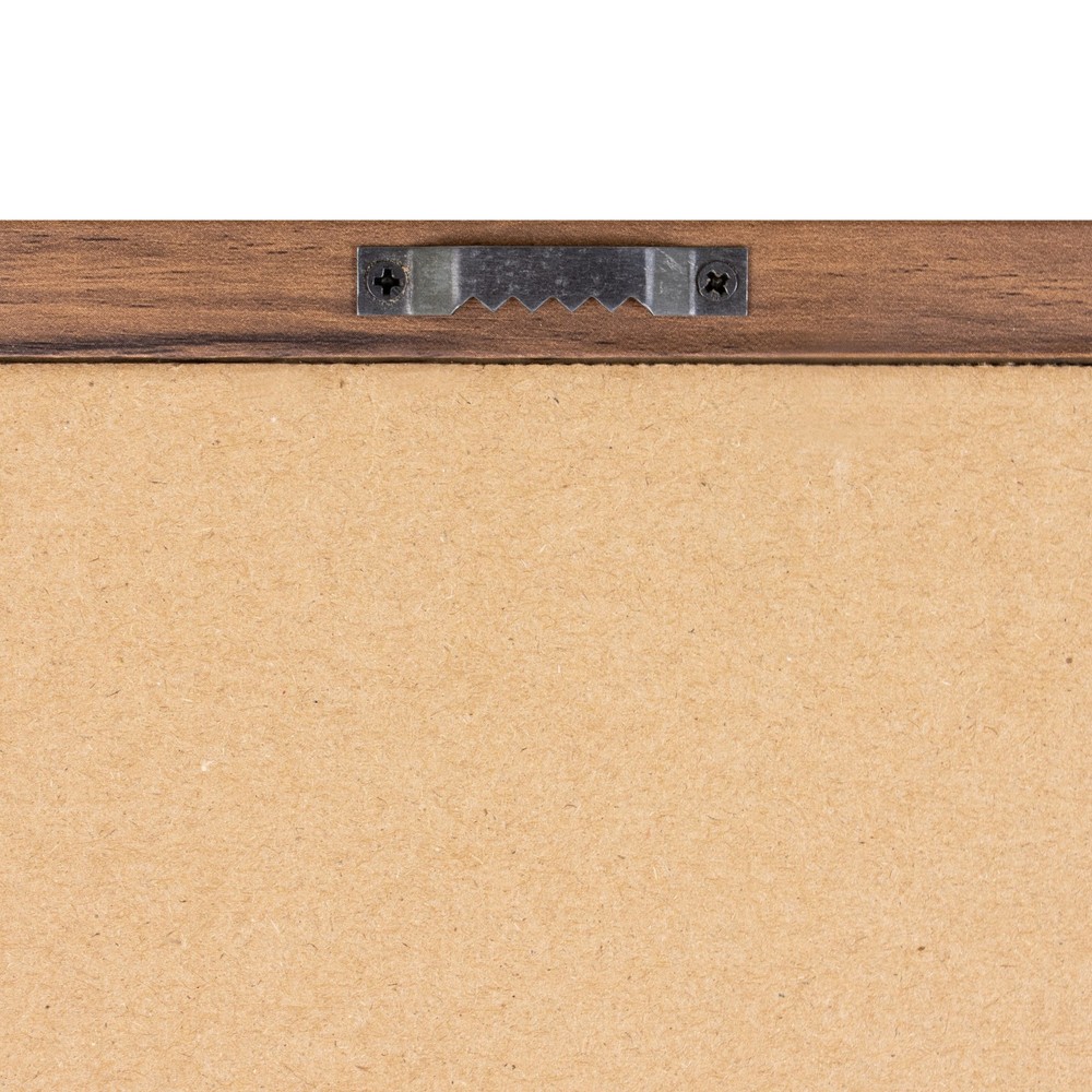 22x28 Matted to 18x24 Walnut Rounded Corner Poster Frame
