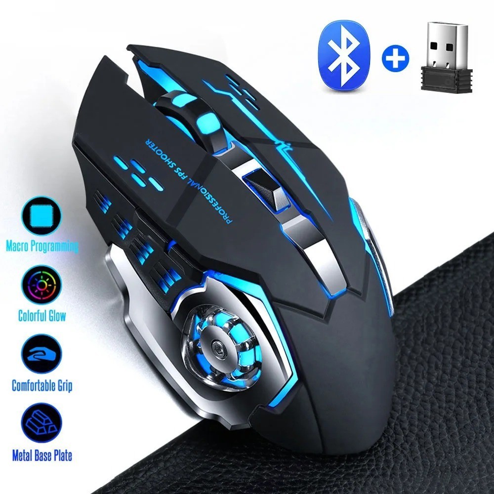 Gaming Mouse Wireless Optical Mouse USB 2000 DPI Office Home Office PC Computer