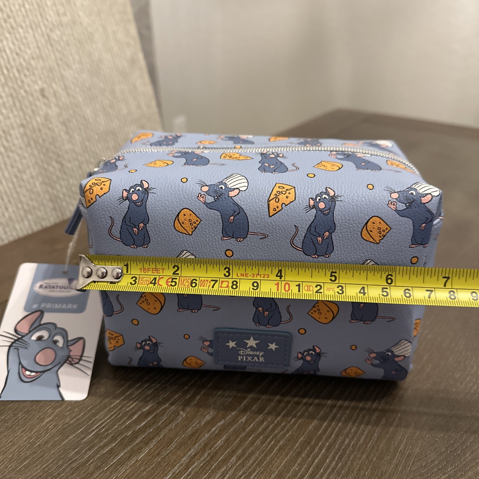 NWT Disney Pixar Ratatouille X Primark Cosmetic Makeup Accessories Bag