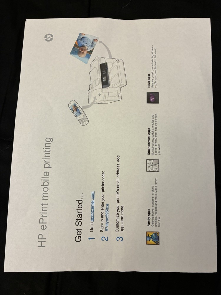 HP Officejet 6500A "Getting Started Guide" Instruction Manual w/disk Complete