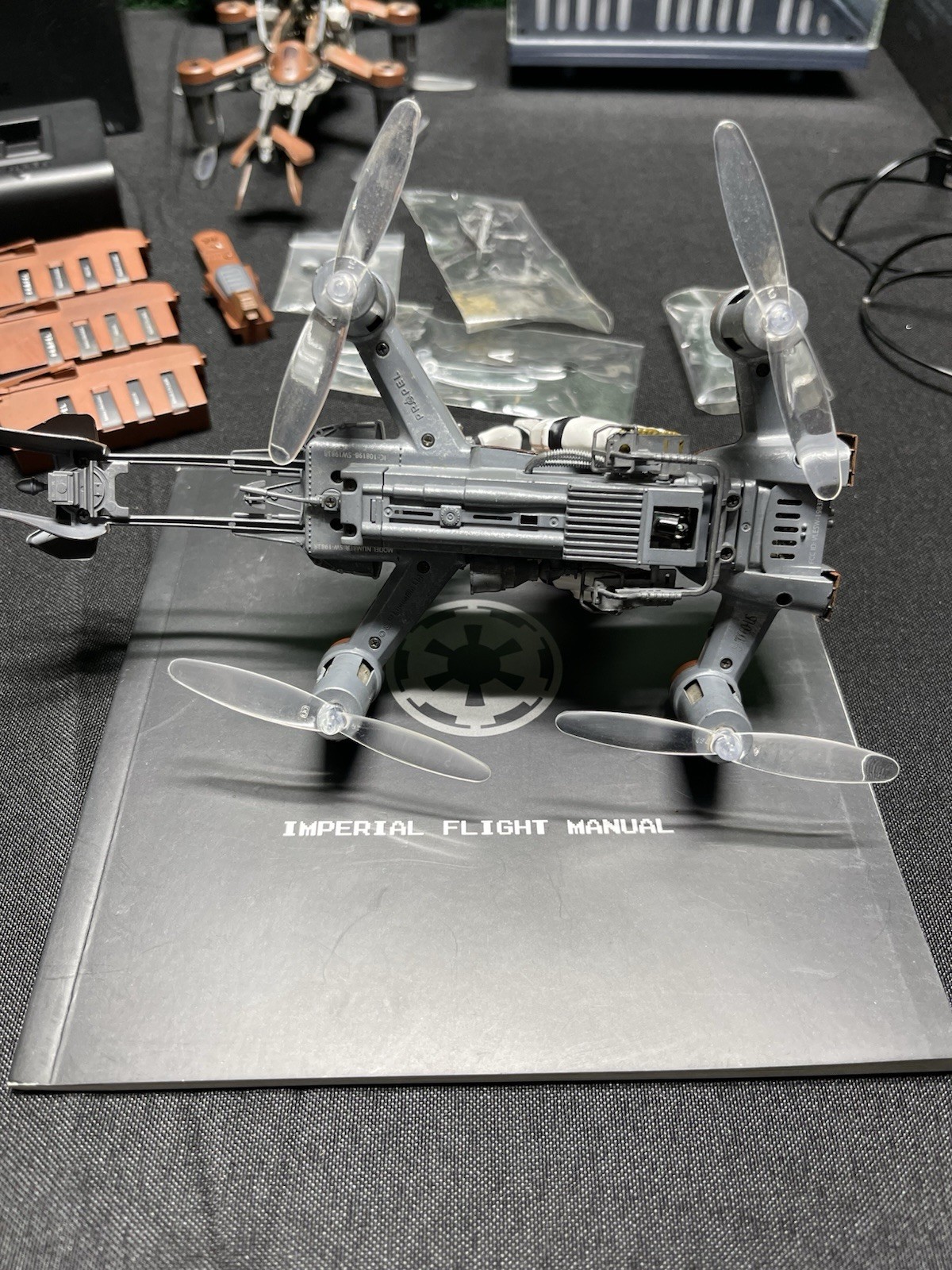 Star Wars Propel Lot Of 2 74-Z Speeder Bike Drone. Free Shipping!