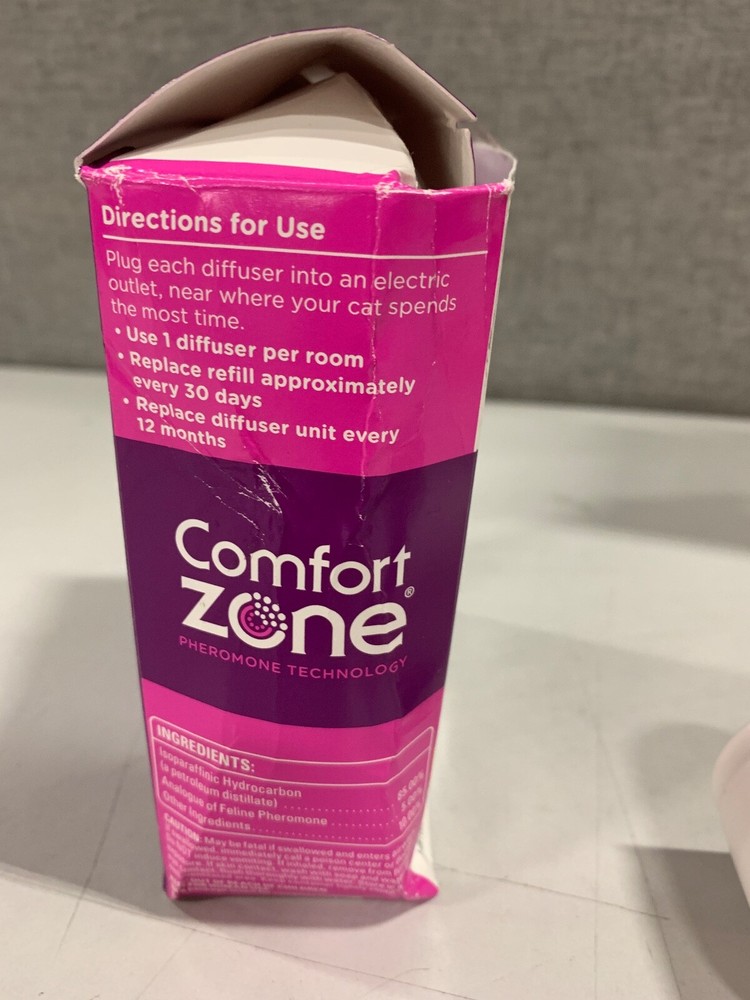 Comfort Zone Cat Calming Diffuser Starter Kit: 1 Diffuser & Refill
