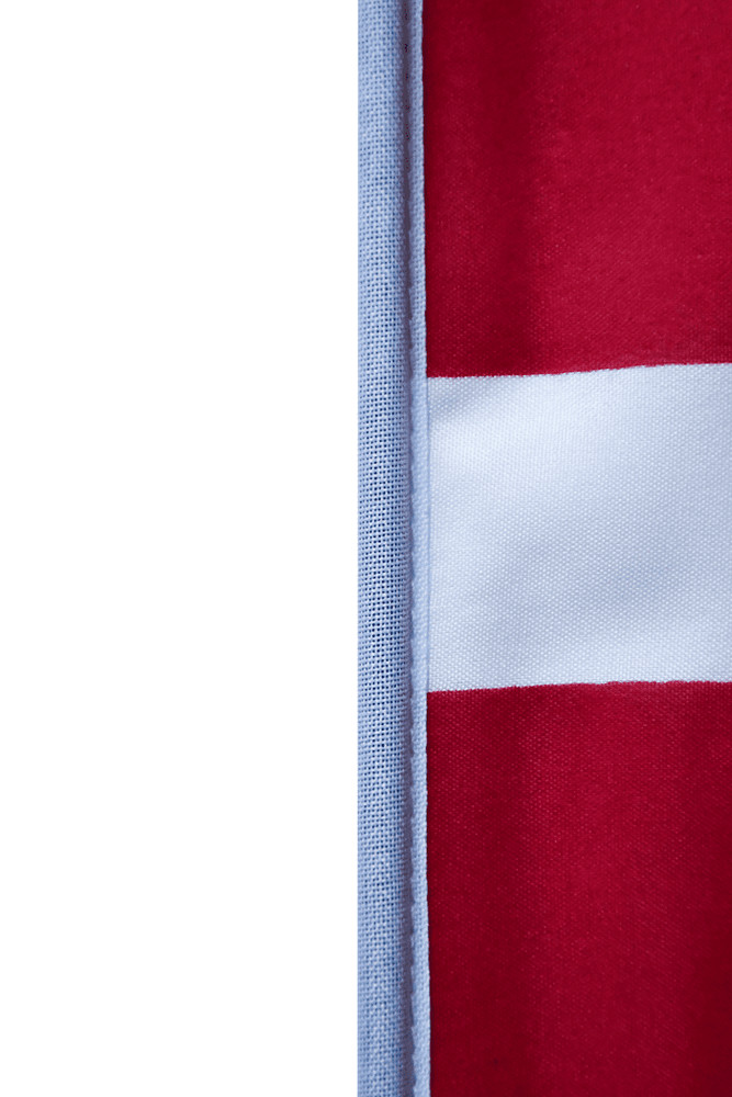 Latvia Hand Flag (9" x 6")