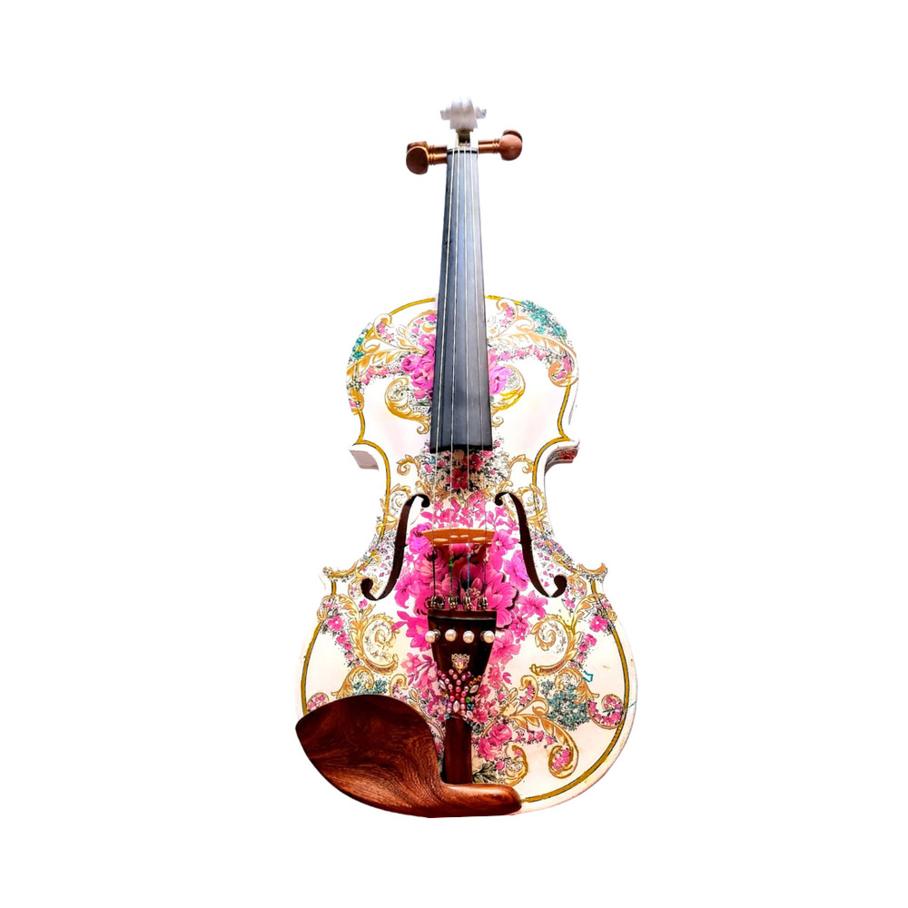 Gilded Age Whtie Violin Outfit