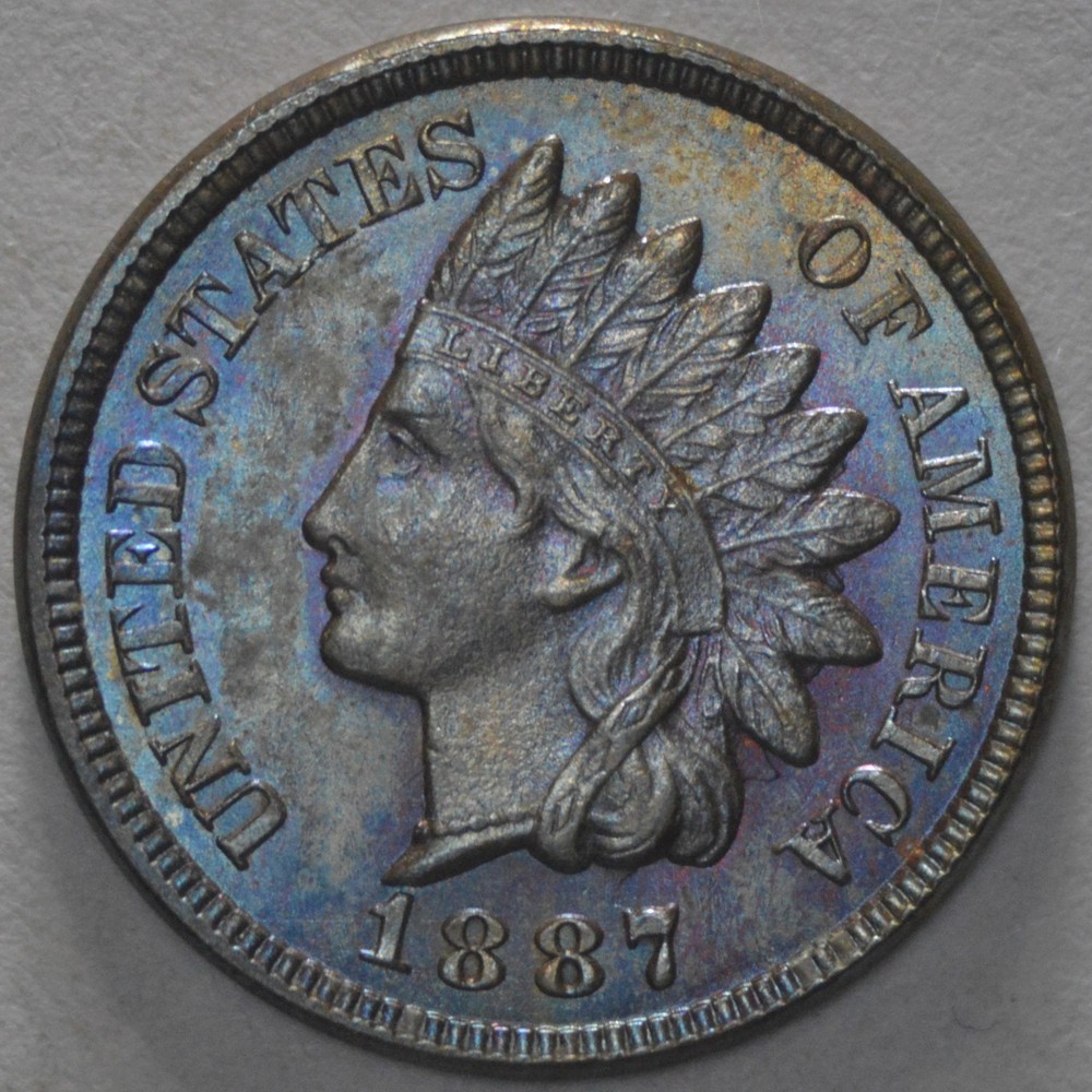 1887 Indian head penny
