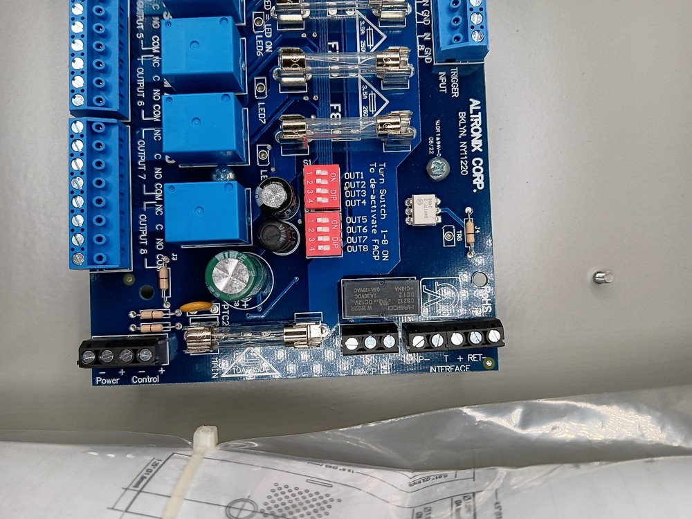 Altronix ACM8E 8 Output Access Power Controller w/ Fire Alarm Interface