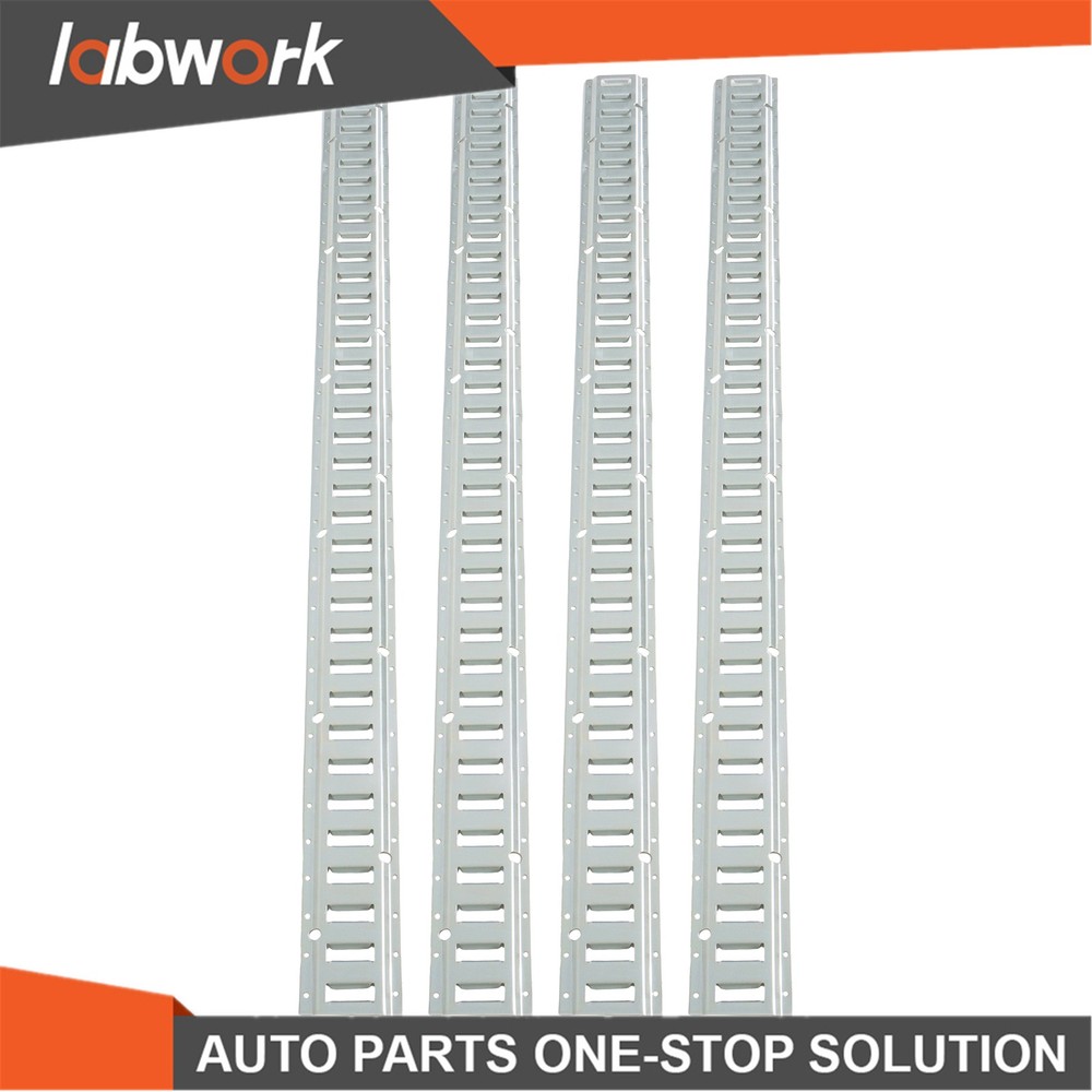 Labwork For Vans Trailers 4 Pack 6' E Track Tie Down Rail Kit Galvanized Steel