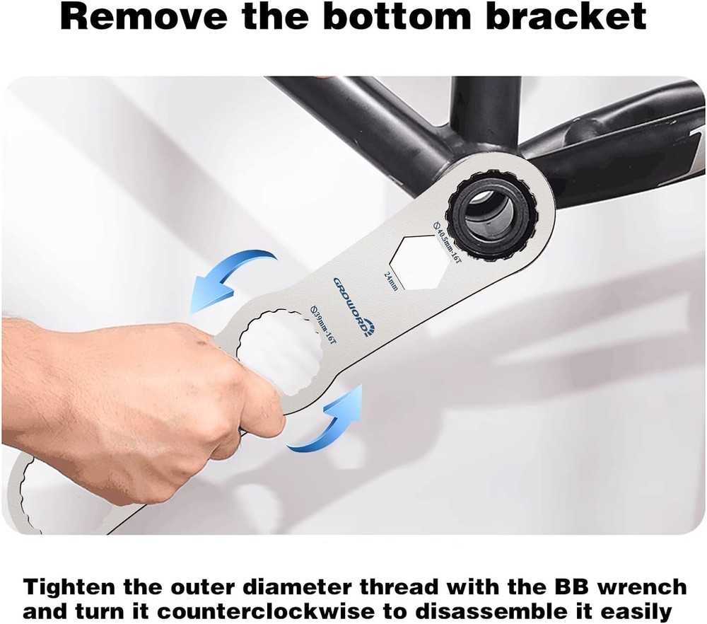 Multi -function Bottom Bracket Wrench，Suitable for BB wrench in 39 40.5 44mm...
