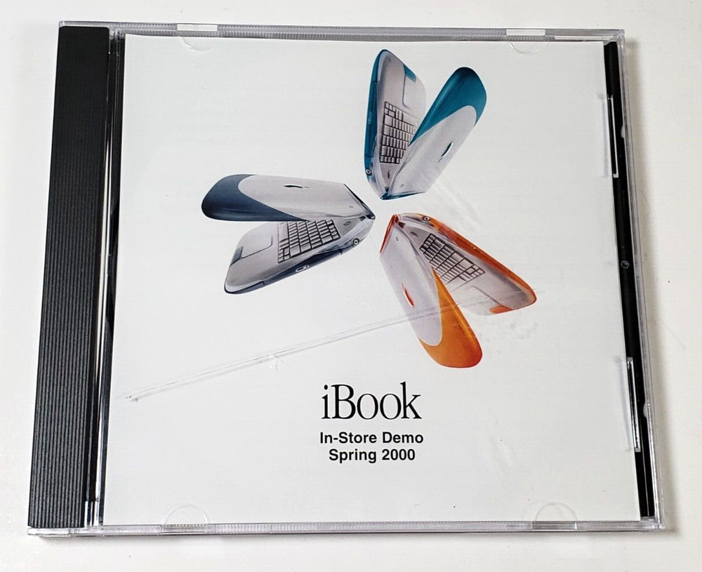 Apple Computer iBook In-Store Demo CD Spring 2000 In Original Case