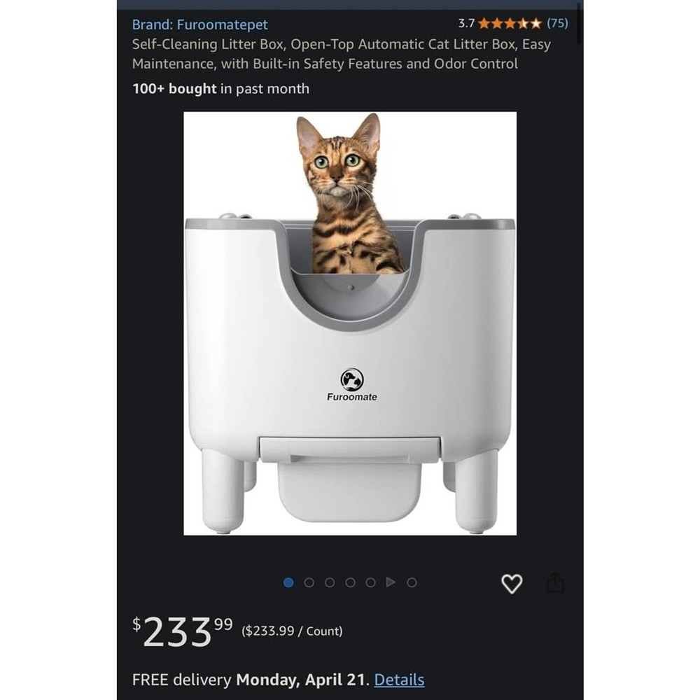 FurooMate Automatic Self-Cleaning Litter Box