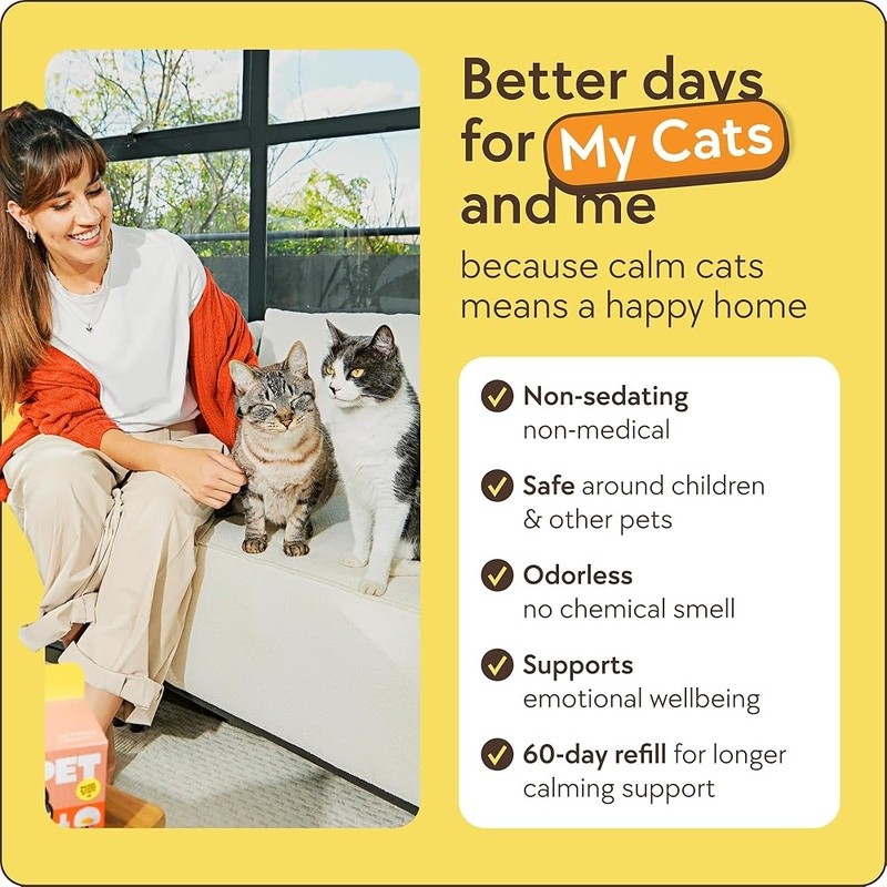 Calm Multi Cat Diffuser Kit Pheromone Reduces Stress Scratching Fighting New