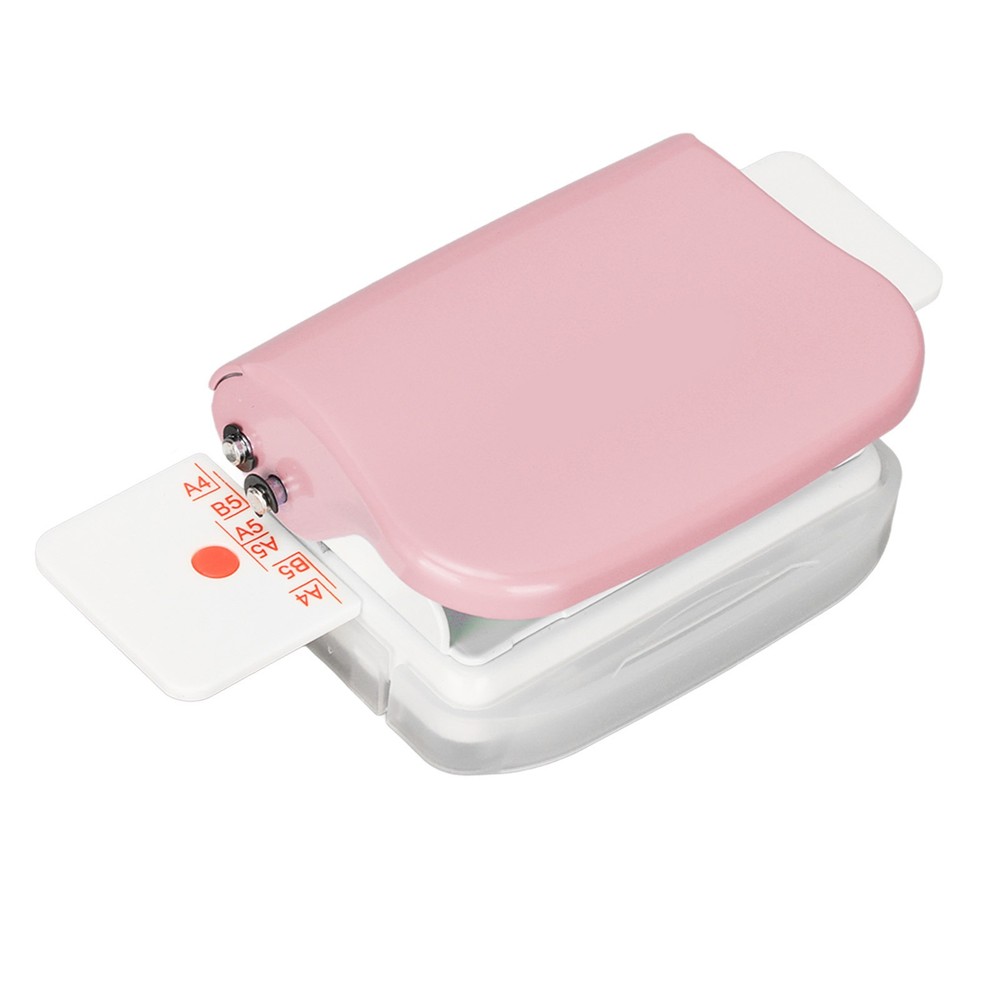 (3)6 Holes Cinch Book Binding Machine Mini Manual Binding Machine With Ruler⭐