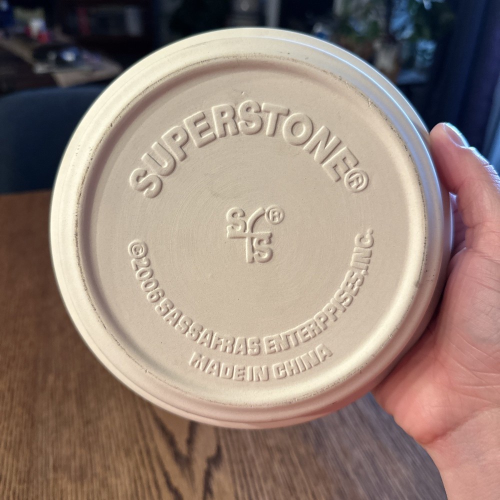 Superstone Sassafras Garlic Baker Ceramic 7.5”