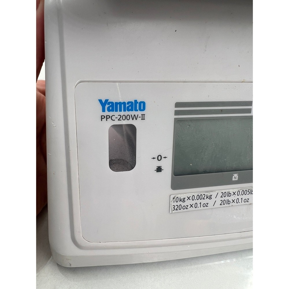 Yamato PPC-200W-II Digital Portion Control Scale 20lb White Washdown