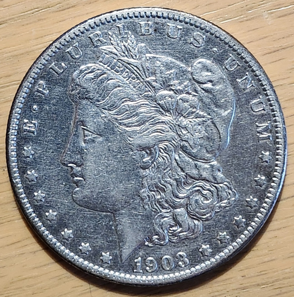 1903 S  MORGAN 90% SILVER