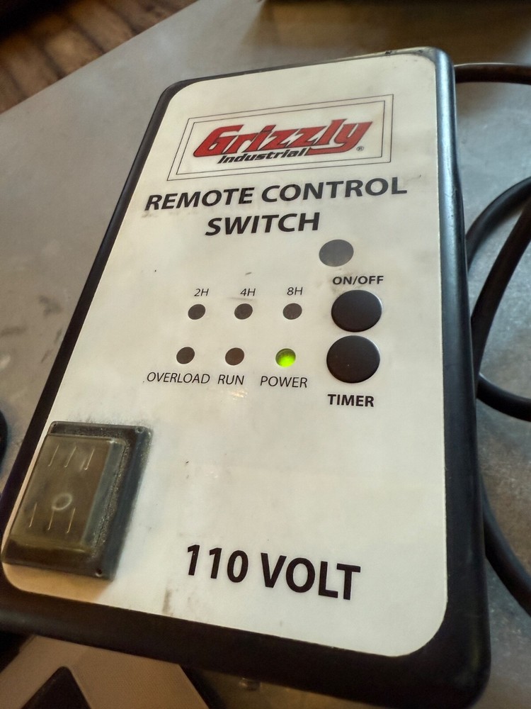 Grizzly Industrial Remote Control Switch 110 Volt