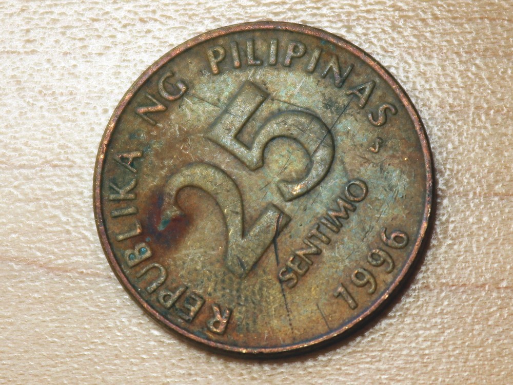 1996 Philippines 25 Sentimos