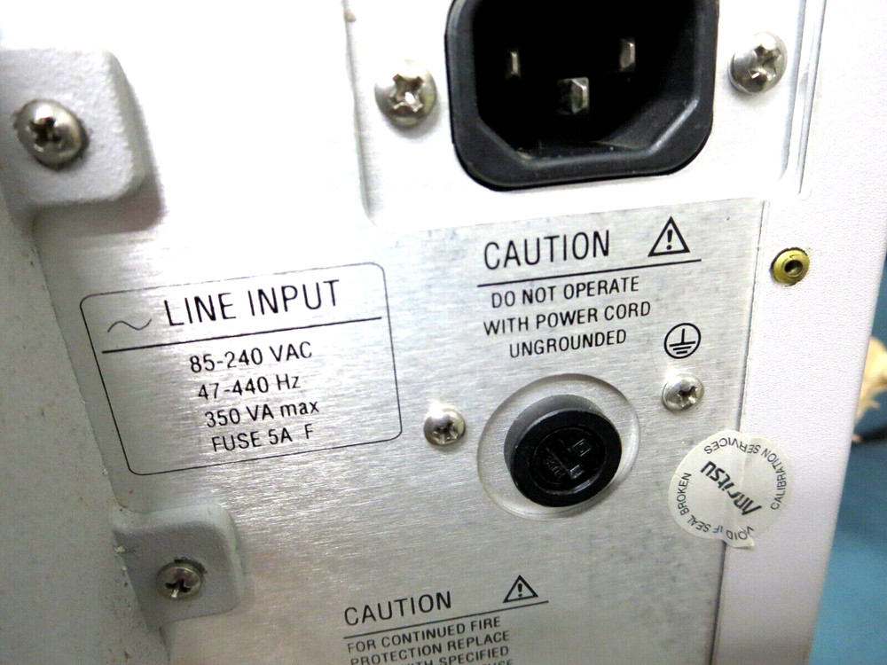 Anritsu MS4623B Vector Network Measurement PowersOn SEE DESCRIPTION Parts/Repair