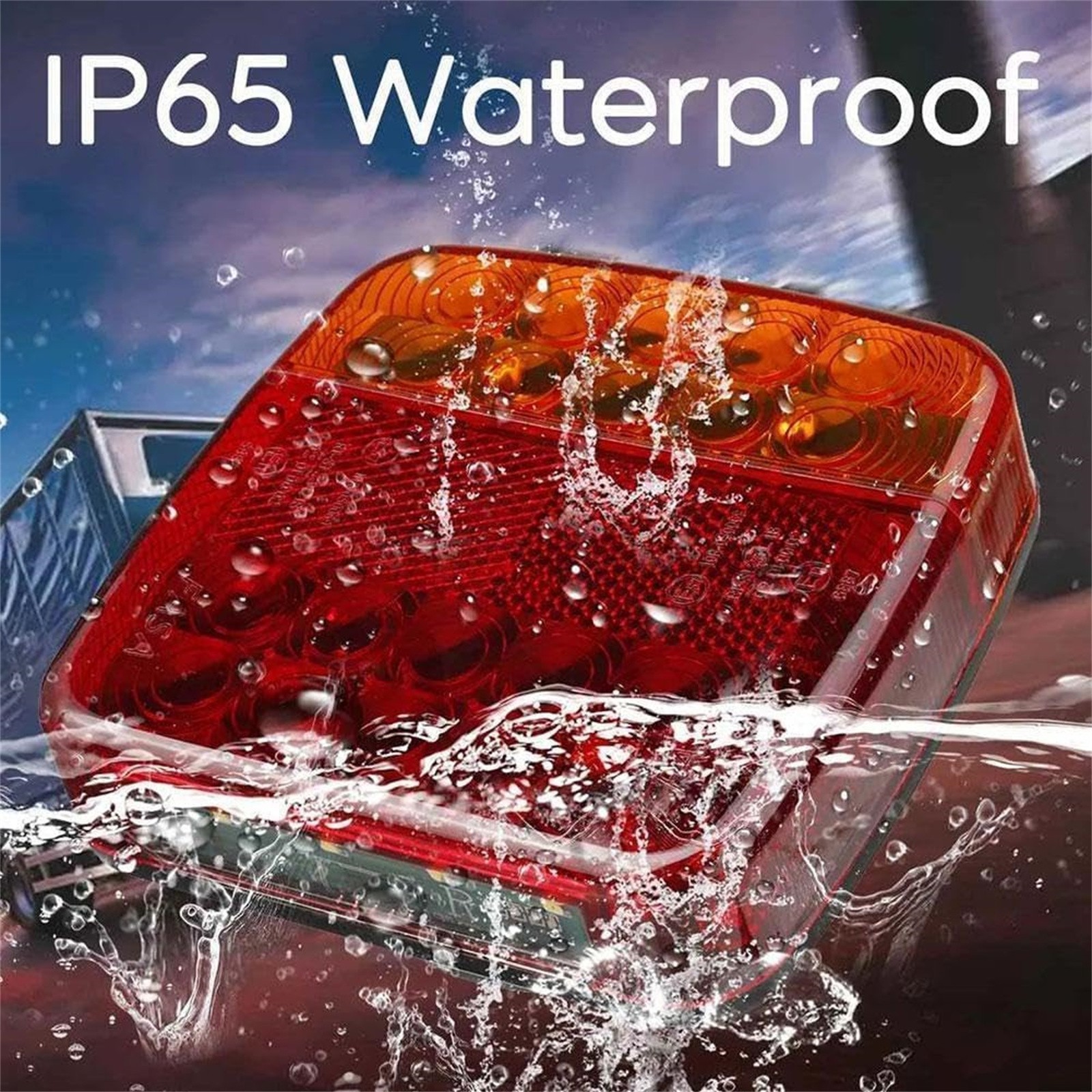 Wireless Trailer Tail Lights, Magnetic Towing Tail Light Replacement For Trailer