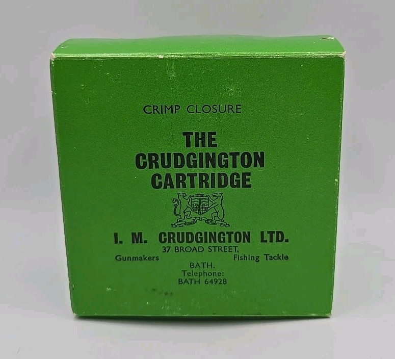 Vintage Crudgington   (Empty) Cartridge Shell Box 12 Ga