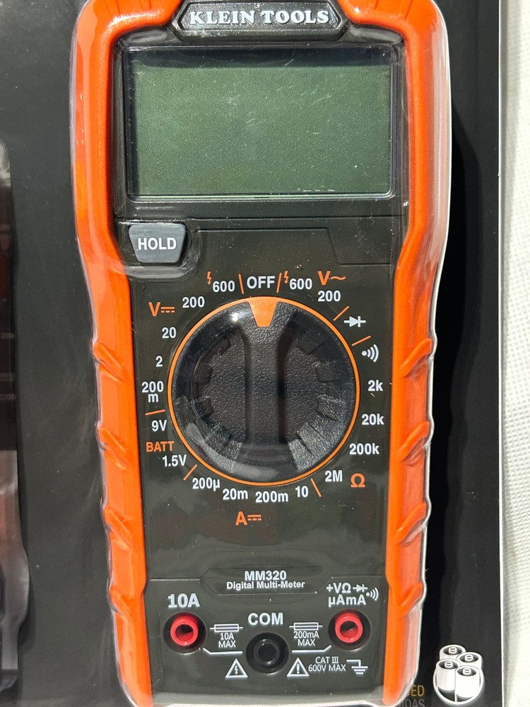 Klein Tools Electrical Test Kit MM320 Multimeter + NCVT Voltage Tester 25KIT1