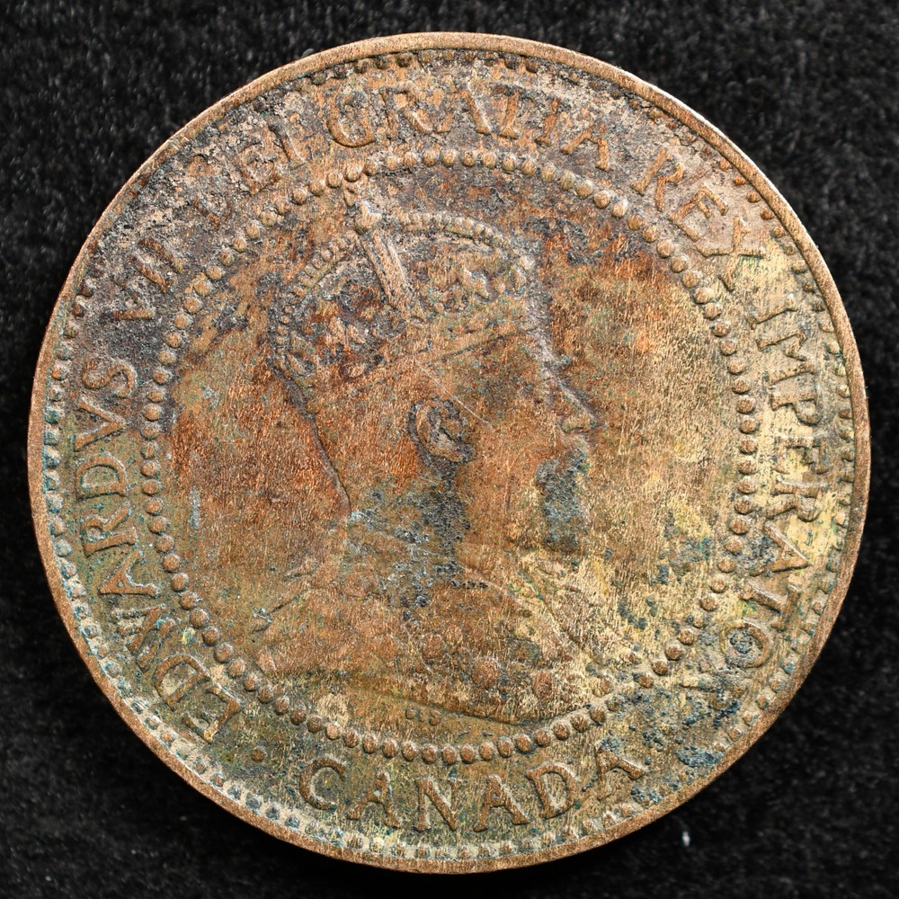 Canada 1 Cent 1910, Coin, Inv#H508