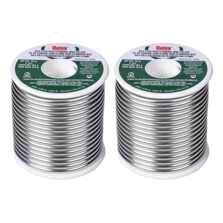 Oatey 22017 95/5 Wire Solder 16 oz - 2 Pack
