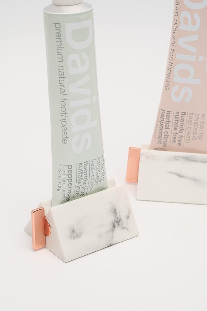 Toothpaste Squeezer Roller, Toothpaste Stand (Marble Stone) - Toothpaste Tube Wr