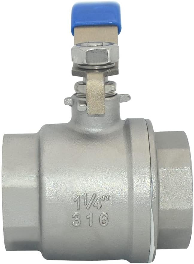 High Pressure 1-1/4" Stainless Steel Ball Valve - Durable & Corrosion Resistant