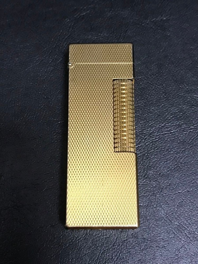 Overhauled Dunhill Rollagas lighter Gold without box