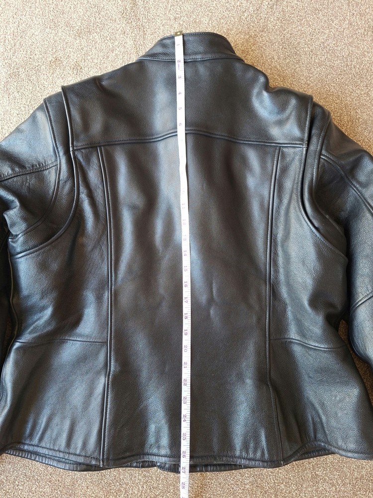 Harley Davidson motorcycle leather jacket size L (1W)