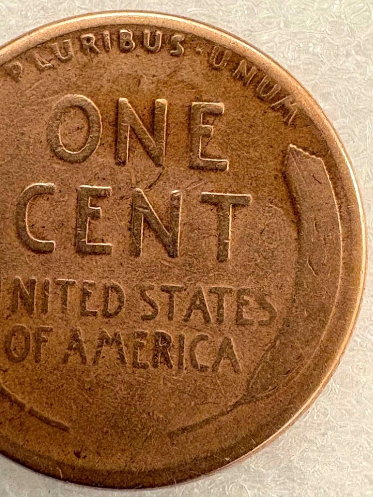 1920 D Lincoln Penny w/Errors Rim+Die Chips, Cracks, Clips & MISSING LETTERS