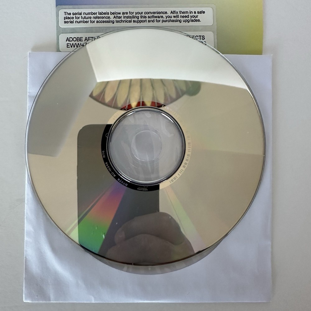 Adobe After Effects 4.1 Production Bundle Windows CD Good Condition with Serial Numbers