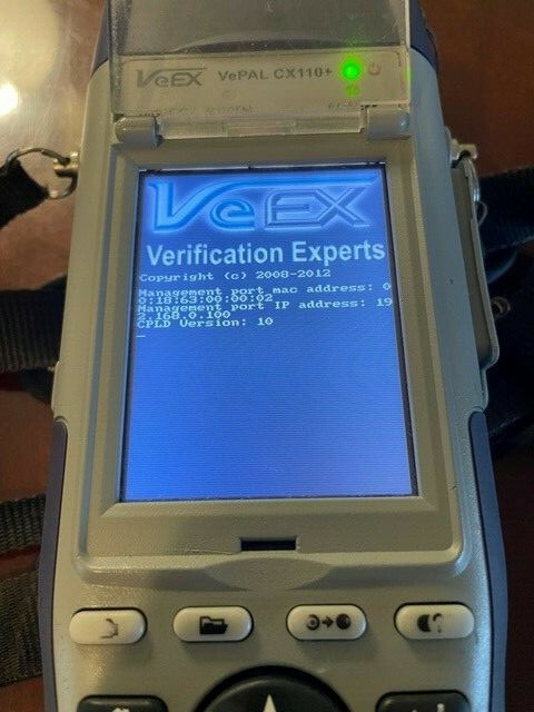 VeEx Vepal CX110+ Cable Tester Test Meter, Analyzer, CATV, MODEM, Network Signal