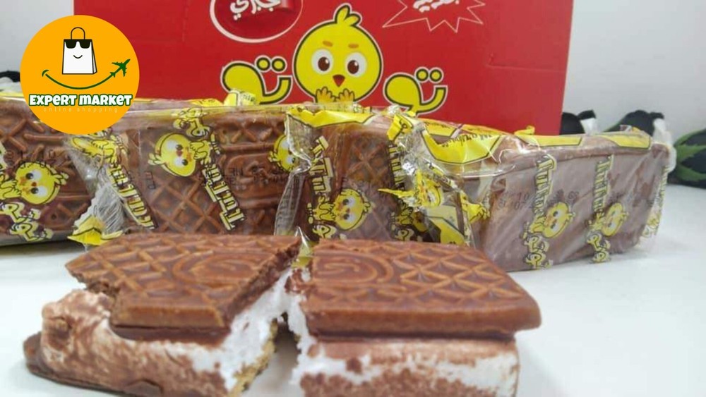 Pack Tutu biscuits cover chocolate +marshmalow 10 pcs - بسكويت توتو جبري