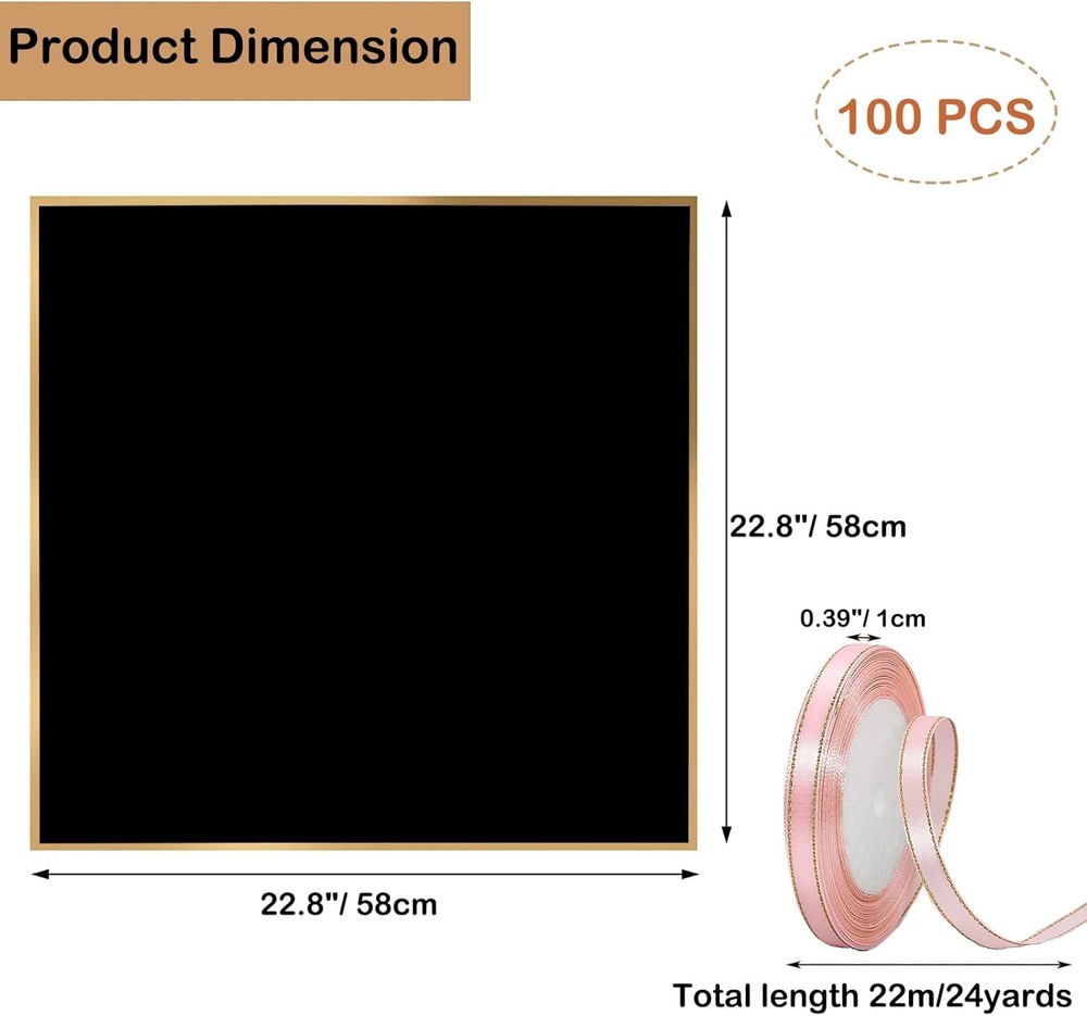 100 Sheets Flower Wrapping Paper Set