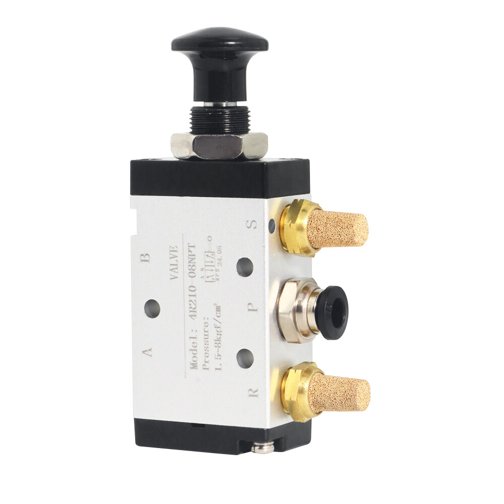 1pc 4R210-08 5 Ways 2 Position 1/4" Hand Lever Control Pneumatic Air Valve