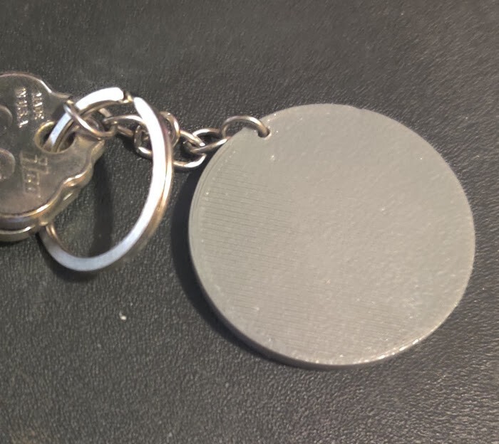 3d Printed Stargate SG-1 Patch Keychain