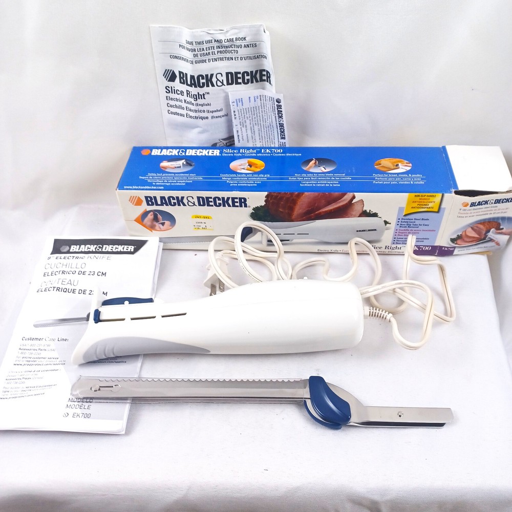 Black & Decker 9 Inch Electeric Knife Slice Right GK700