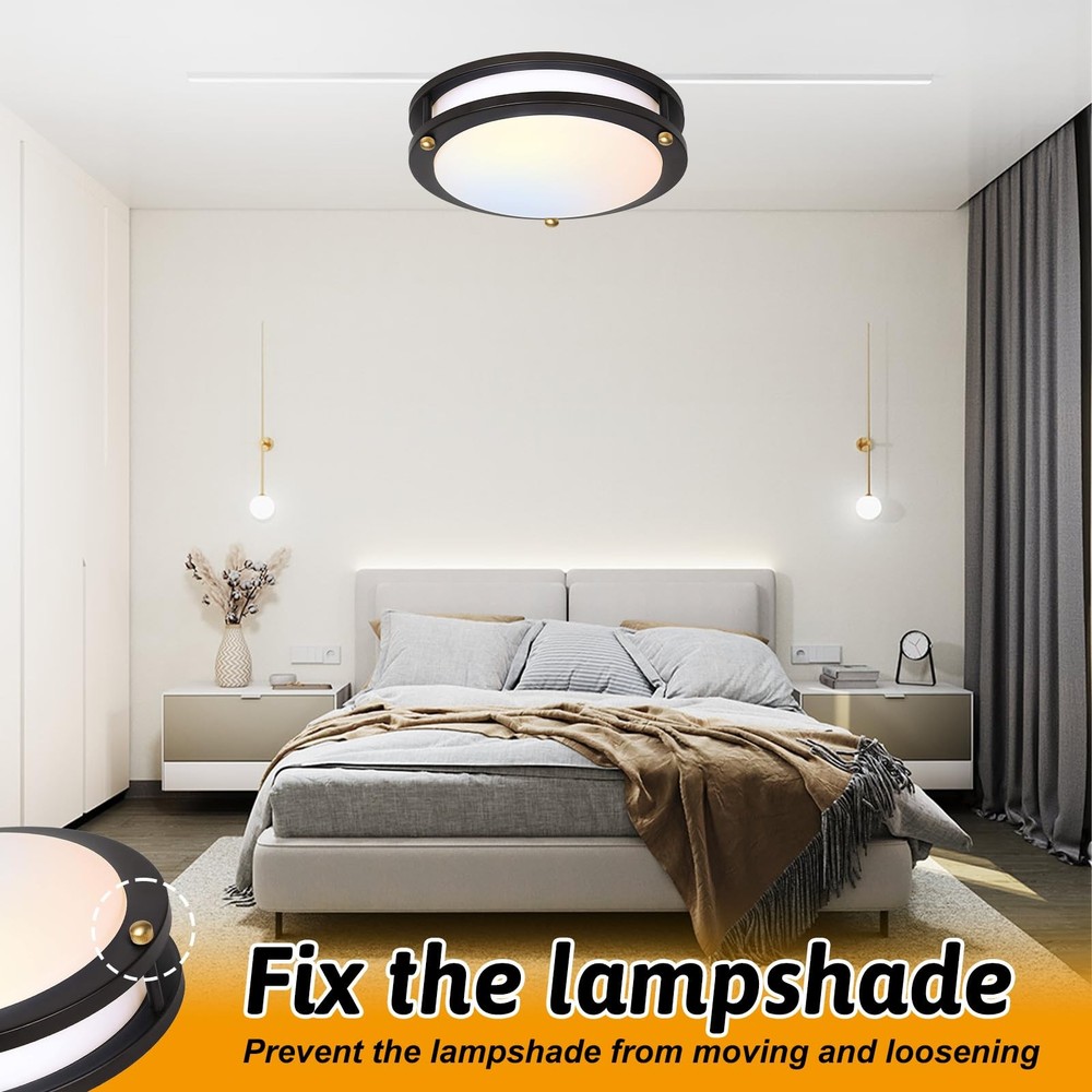 Glod Threaded Cap Nuts, M4 Screw Caps for Light Fixture, 8 Pack Ceiling Light...